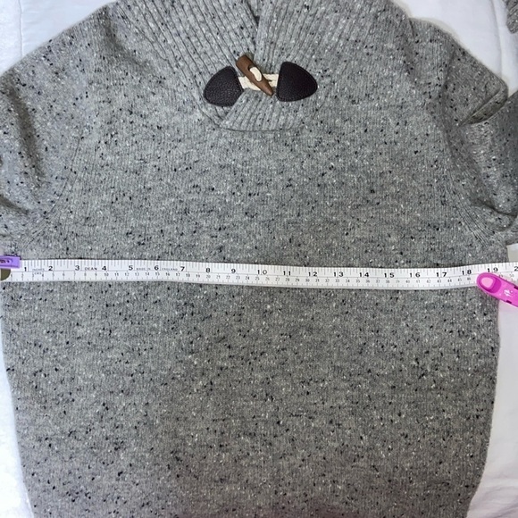 2/60$ Men’s SIMONS Le31 Lamb Wool shawl collar knit sweater Sz‎ small - Picture 5 of 7